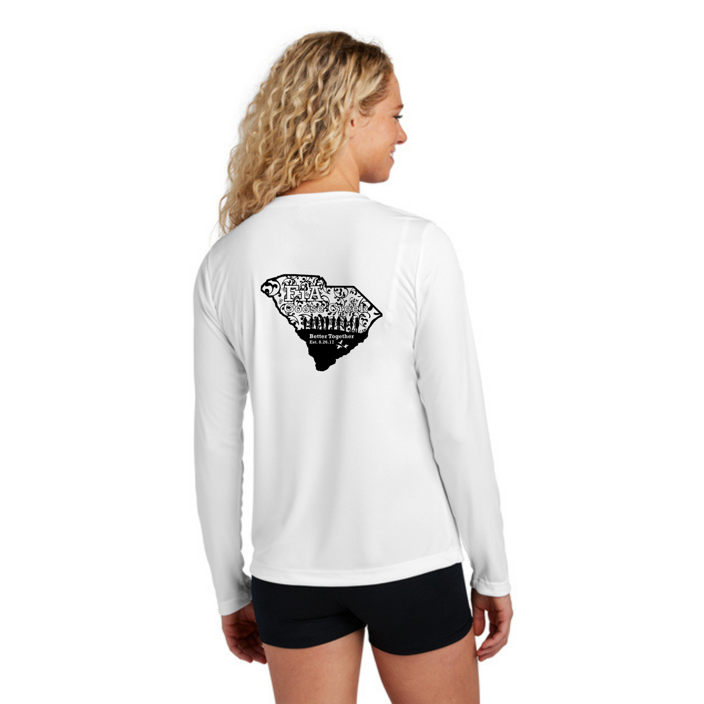 Goose Creek, SC - Sport Tek Long Sleeve Performance V-Neck Tee