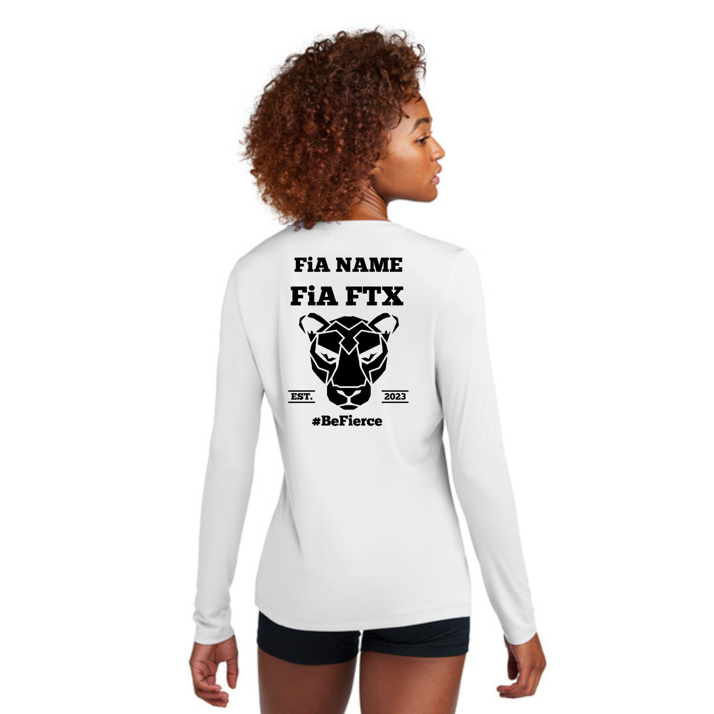 FTX, TX - PERSONALIZED Sport Tek Women's Posi-UV Pro Long Sleeve