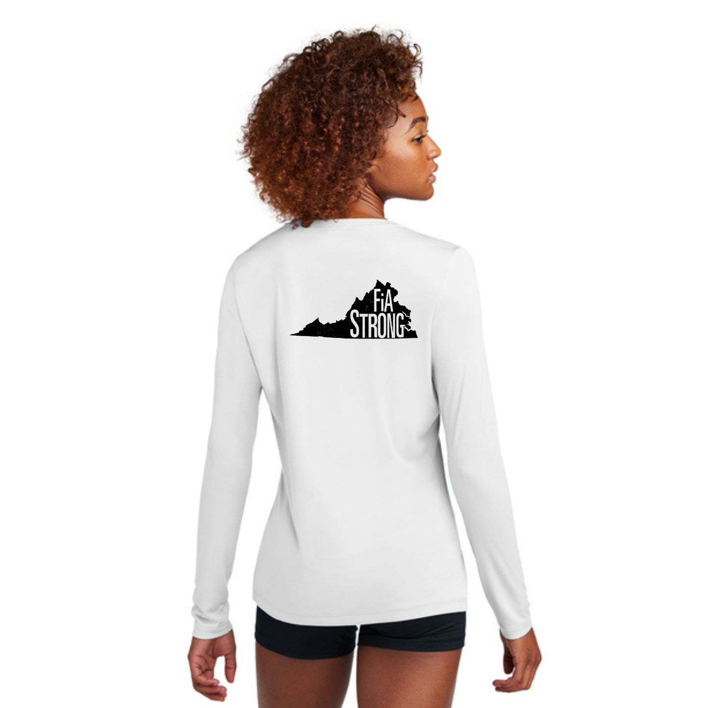 Virginia Strong - Sport Tek Women's Posi-UV Pro Long Sleeve