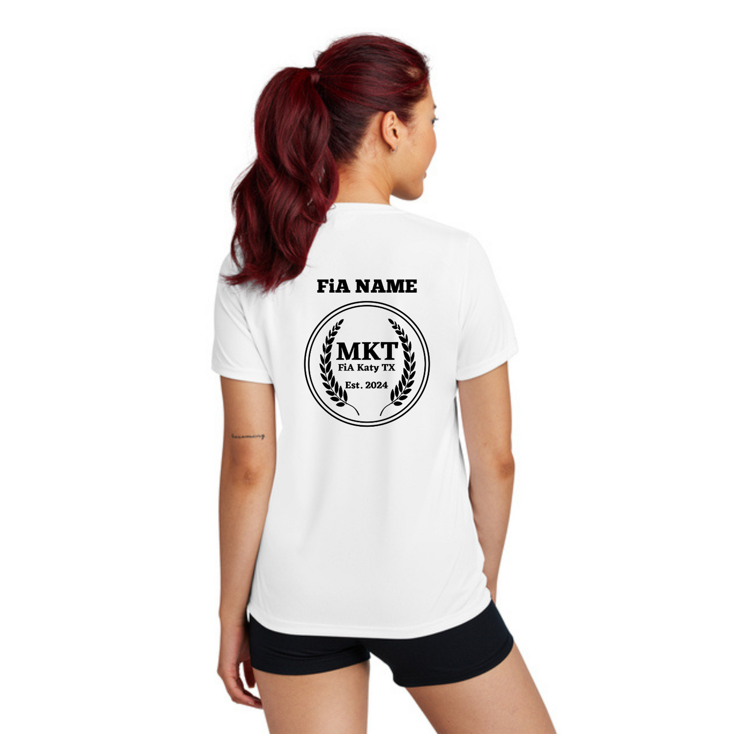 MKT, TX- PERSONALIZED Sport Tek V-Neck Short Sleeve Performance Tee