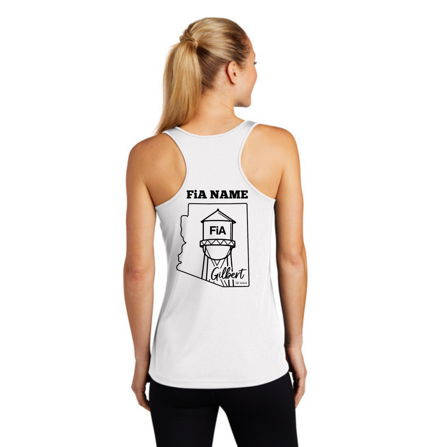 Gilbert AZ - PERSONALIZED Sport Tek Women's Racerback Tank