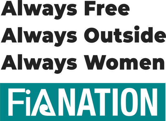 FiA Always original campaign artwork: Always Free, Always Outside, Always Women, FiA Nation