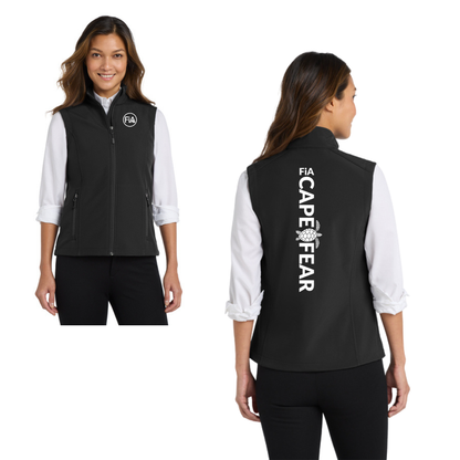 NC - Cape Fear PRINTED Port Authority Women's Core Soft Shell Vest