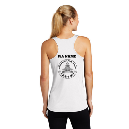 Jeff City- PERSONALIZED Sport Tek Racerbank Tank