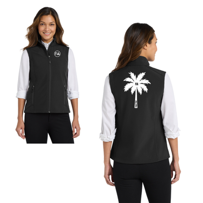 NC - Cape Fear PRINTED Port Authority Women's Core Soft Shell Vest