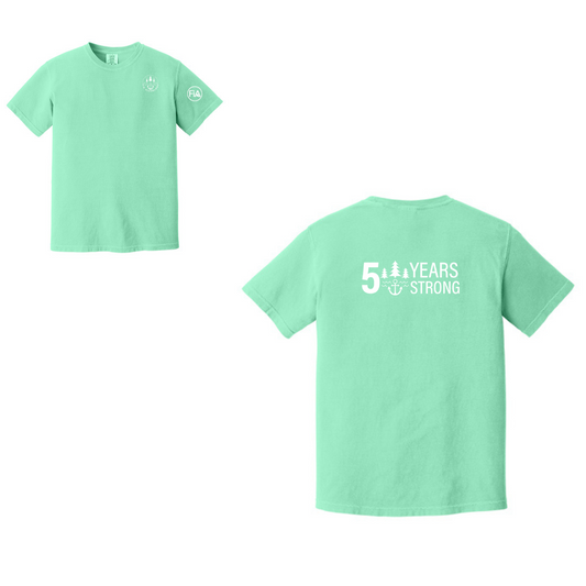 Cleveland, OH Anniversary - Comfort Colors Heavyweight Ring Spun Tee