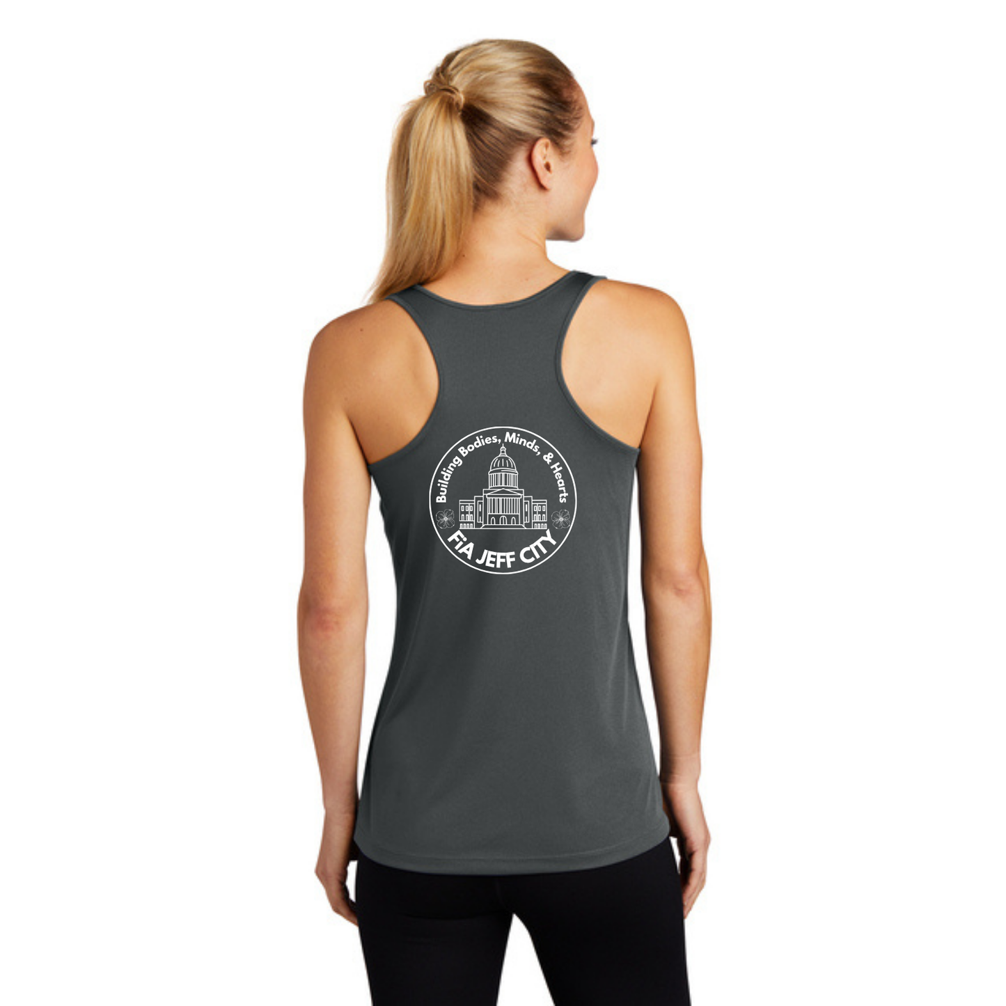 Jeff City- Sport Tek Racerbank Tank