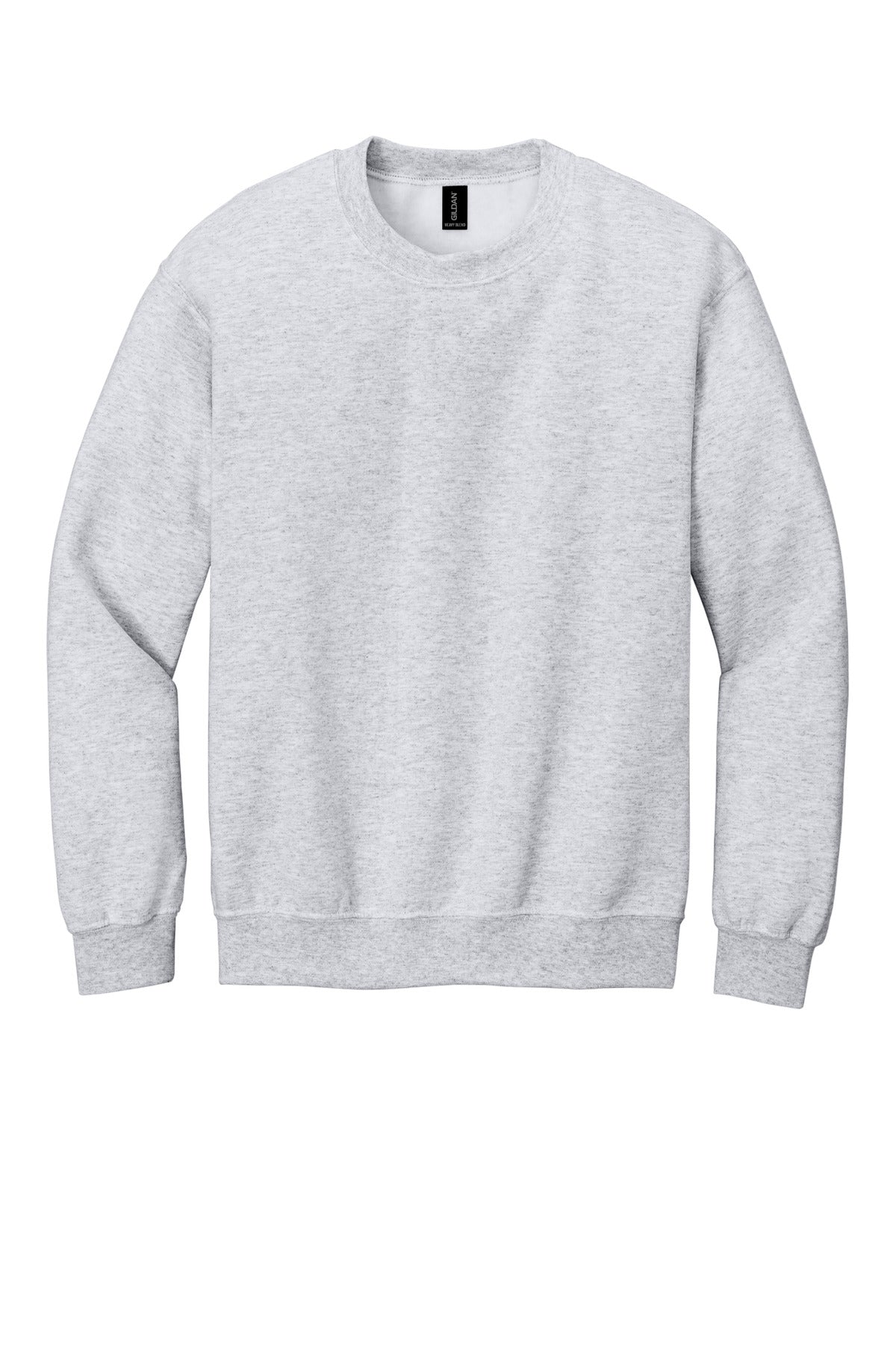 Gildan Heavy Blend Crewneck Sweatshirt in Ash — product-only front view