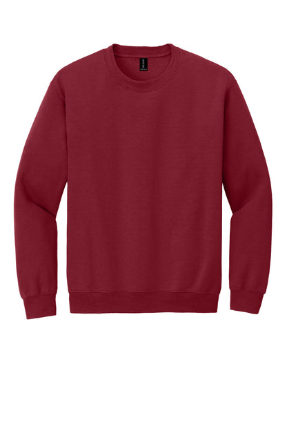 Gildan Heavy Blend Crewneck Sweatshirt in Cardinal Red — product-only front view