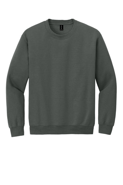 Gildan Heavy Blend Crewneck Sweatshirt in Charcoal — product-only front view
