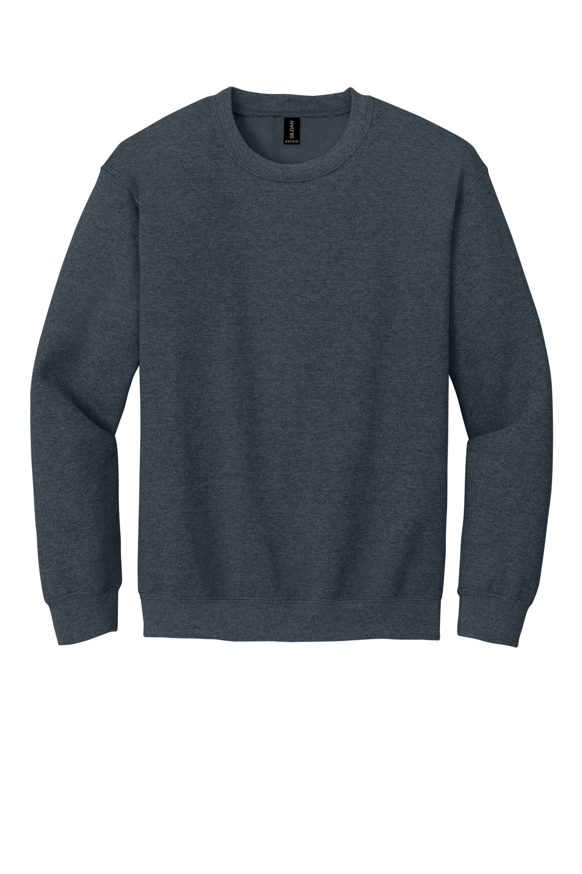 Gildan Heavy Blend Crewneck Sweatshirt in Dark Heather — product-only front view