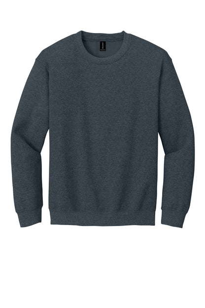 Gildan Heavy Blend Crewneck Sweatshirt in Dark Heather — product-only front view