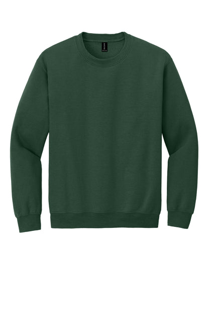 Gildan Heavy Blend Crewneck Sweatshirt in Fan Dark Green — product-only front view