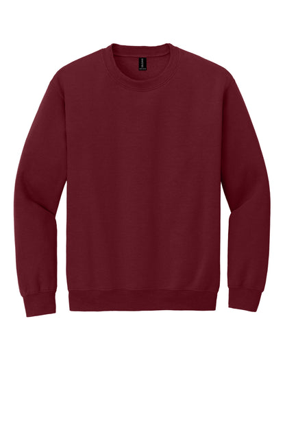 Gildan Heavy Blend Crewneck Sweatshirt in Garnet — product-only front view