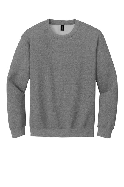 Gildan Heavy Blend Crewneck Sweatshirt in Graphite Heather — product-only front view