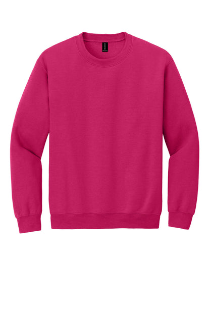 Gildan Heavy Blend Crewneck Sweatshirt in Heliconia — product-only front view