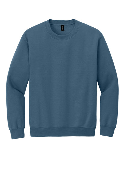 Gildan Heavy Blend Crewneck Sweatshirt in Indigo Blue — product-only front view
