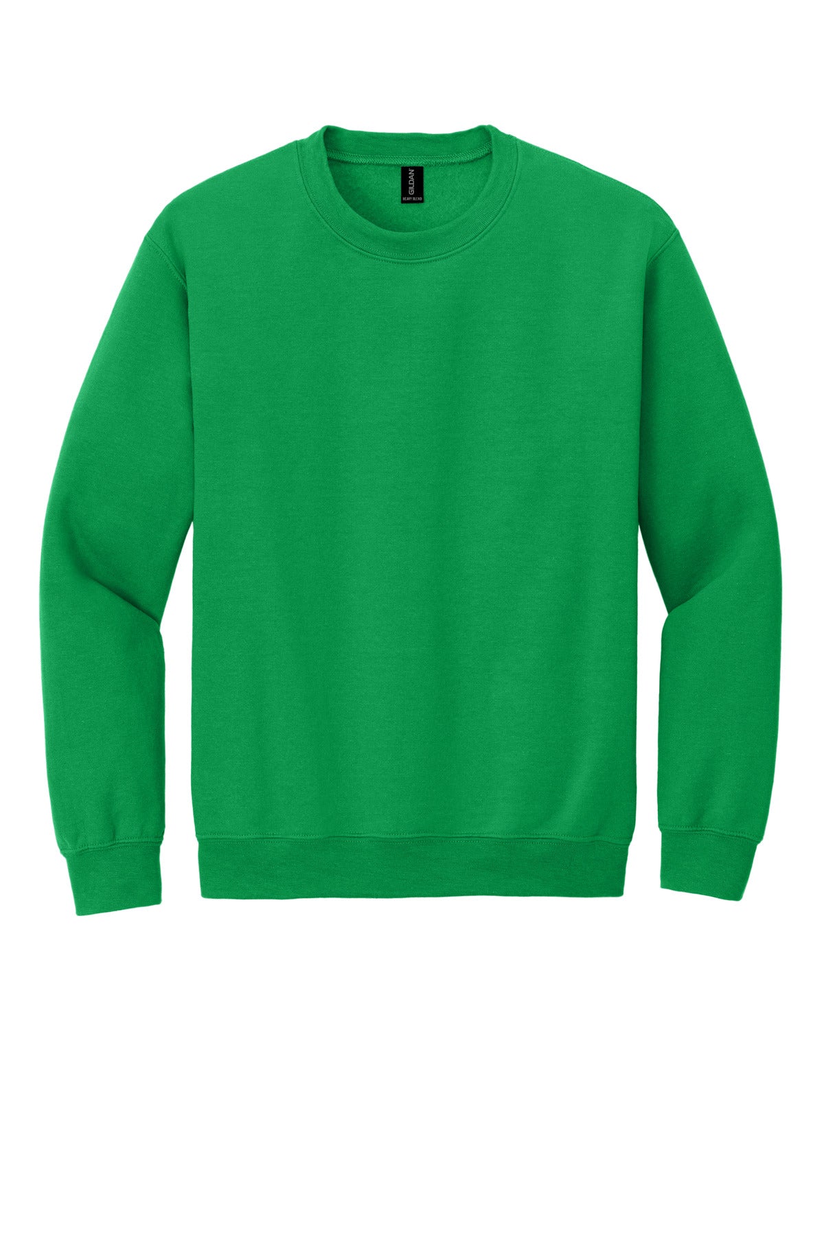 Gildan Heavy Blend Crewneck Sweatshirt in Irish Green — product-only front view