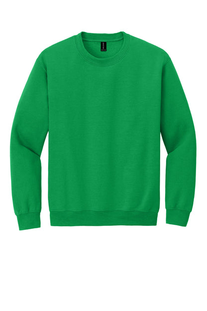 Gildan Heavy Blend Crewneck Sweatshirt in Irish Green — product-only front view