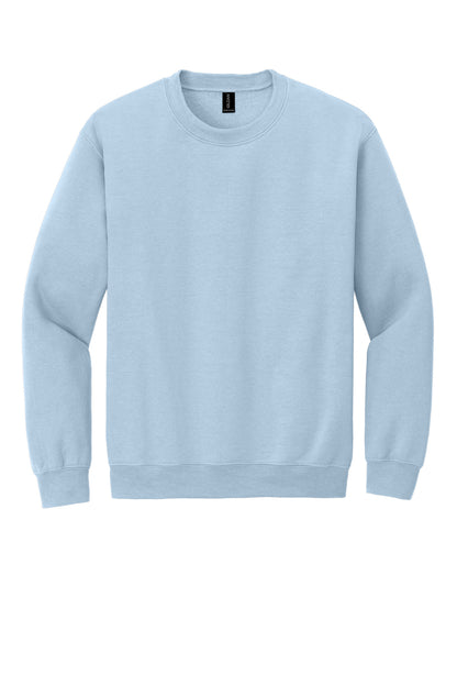 Gildan Heavy Blend Crewneck Sweatshirt in Light Blue — product-only front view