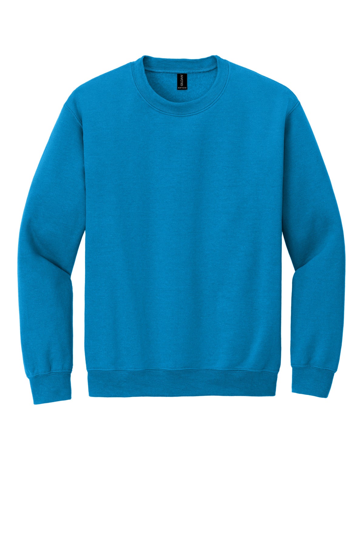 Gildan Heavy Blend Crewneck Sweatshirt in Sapphire — product-only front view