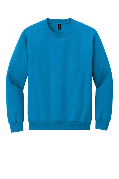 Gildan Heavy Blend Crewneck Sweatshirt in Sapphire — product-only front view