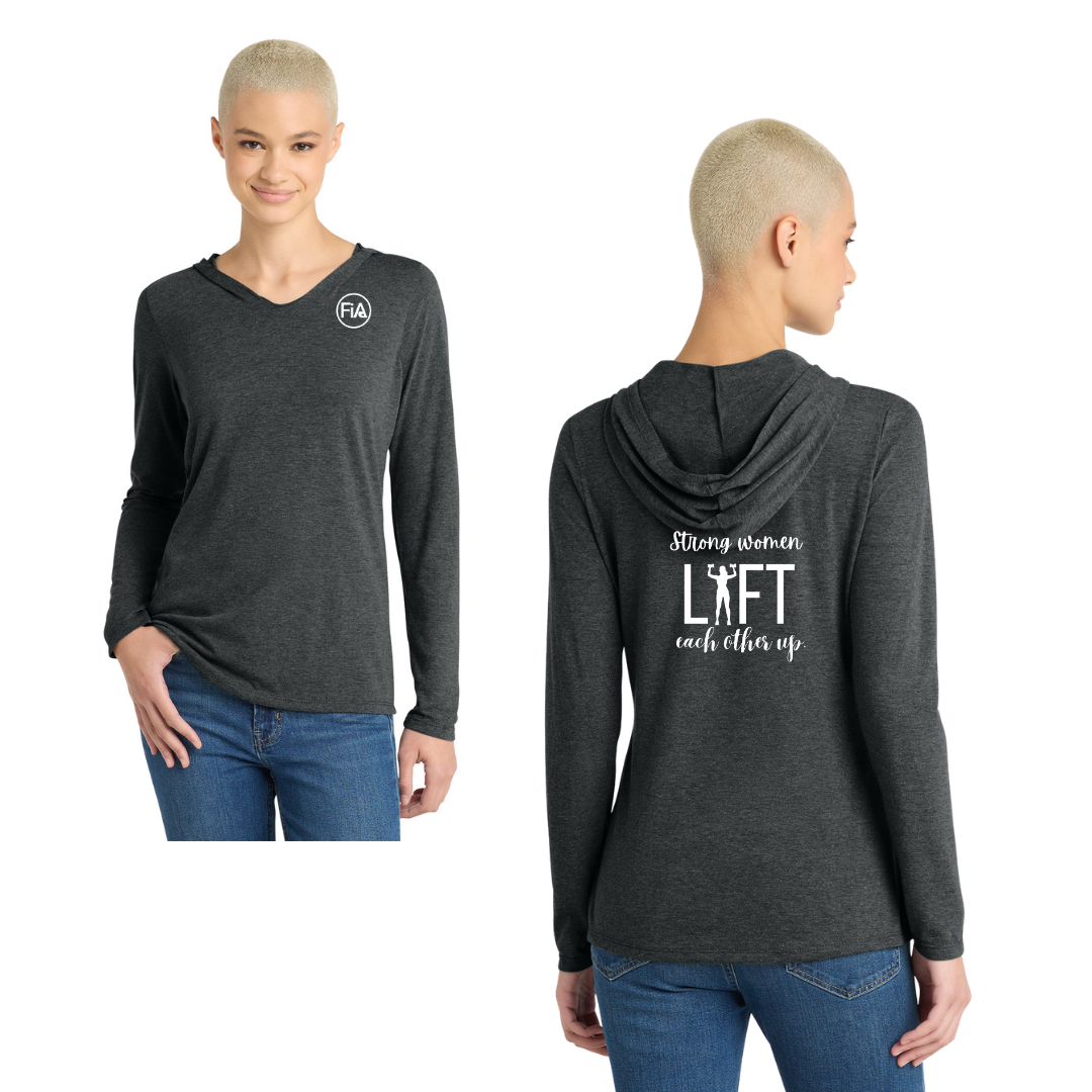 Strong Women - District Women’s Perfect Tri Long Sleeve Hoodie
