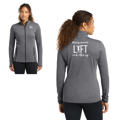 Strong Women - Sport-Tek Women's Sport-Wick Stretch Contrast Full-Zip Jacket