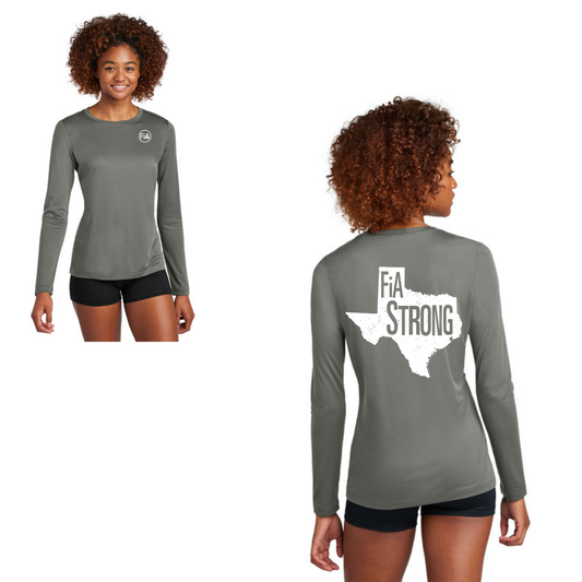 Texas Strong - Sport Tek Women's Posi-UV Pro Long Sleeve