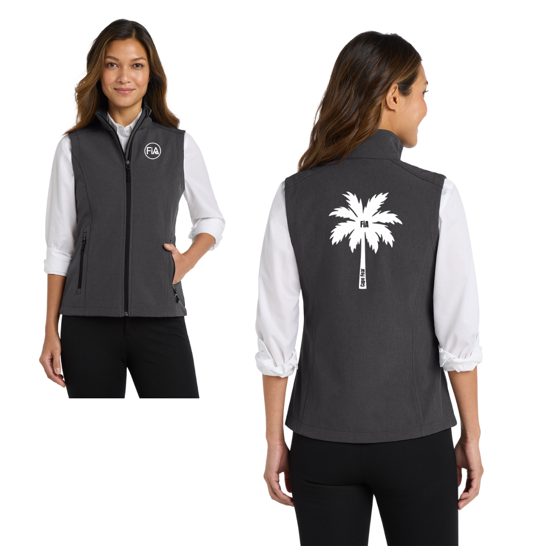 NC - Cape Fear PRINTED Port Authority Women's Core Soft Shell Vest