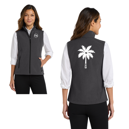 NC - Cape Fear PRINTED Port Authority Women's Core Soft Shell Vest