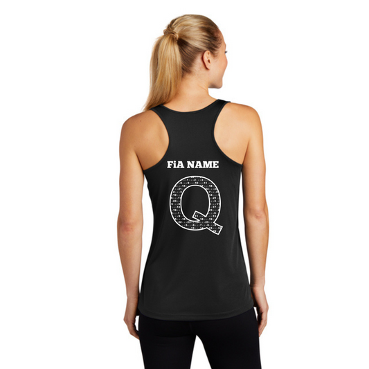 Q Shirt - PERSONALIZED Sport Tek Racerback Tank