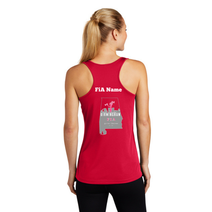 Birmingham, AL - PERSONALIZED Sport Tek Racerback Tank