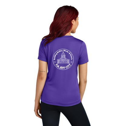 Jeff City - Sport Tek V-Neck Short Sleeve Performance Tee
