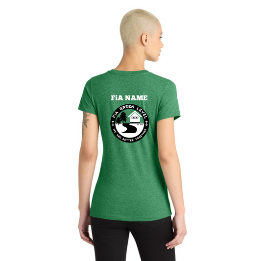 Green Level, NC - PERSONALIZED District Women’s Perfect Blend CVC V-Neck Tee
