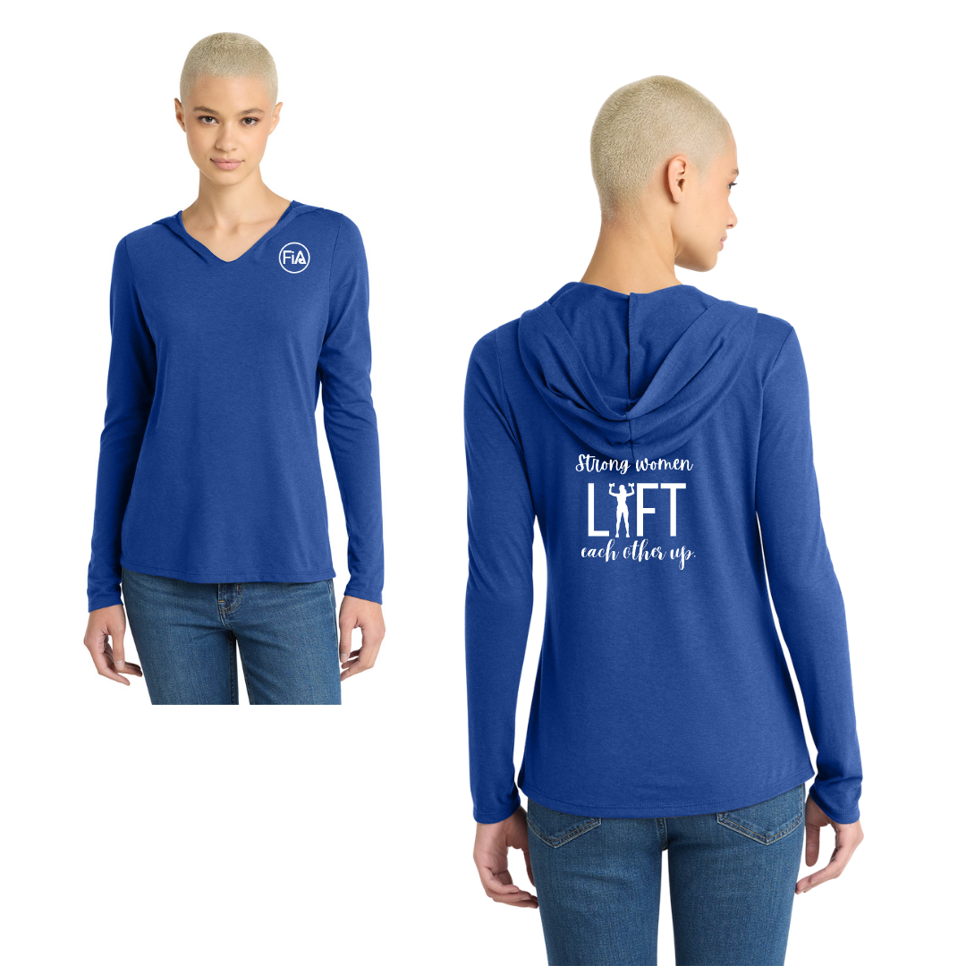 Strong Women - District Women’s Perfect Tri Long Sleeve Hoodie