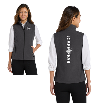 NC - Cape Fear PRINTED Port Authority Women's Core Soft Shell Vest