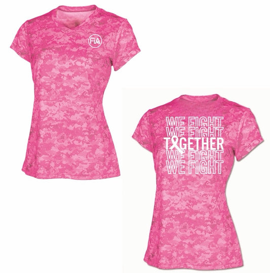 Together We Fight - Digital Camo V-Neck Shirt