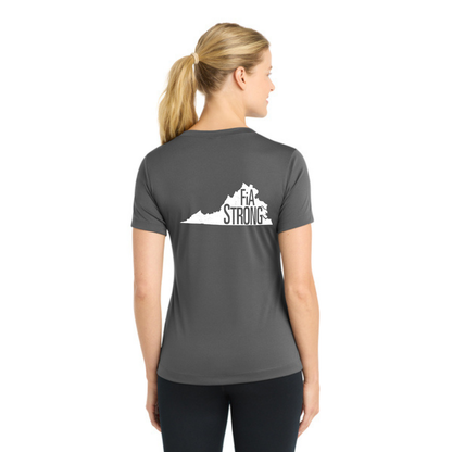 Virginia Strong - Sport Tek V-Neck Short Sleeve Performance Tee