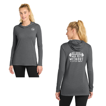No Goal Was Met - Sport-Tek Tri-Blend Wicking Long Sleeve Hoodie