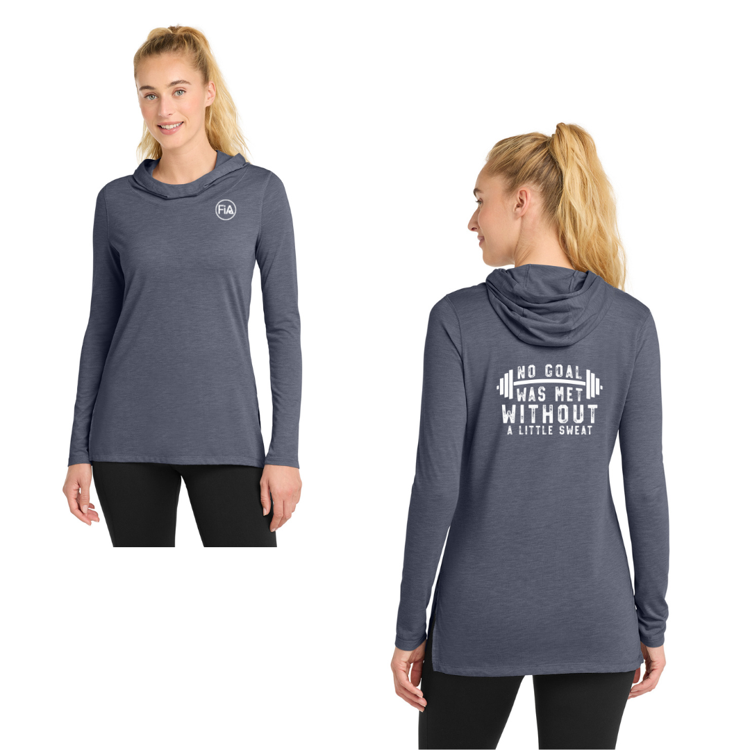 No Goal Was Met - Sport-Tek Tri-Blend Wicking Long Sleeve Hoodie