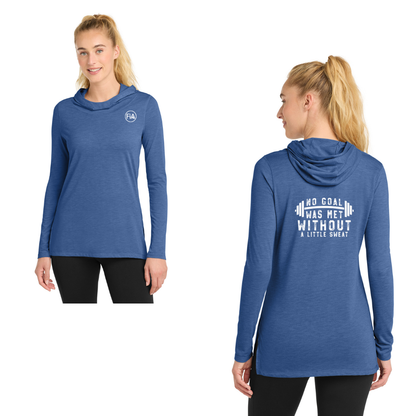No Goal Was Met - Sport-Tek Tri-Blend Wicking Long Sleeve Hoodie