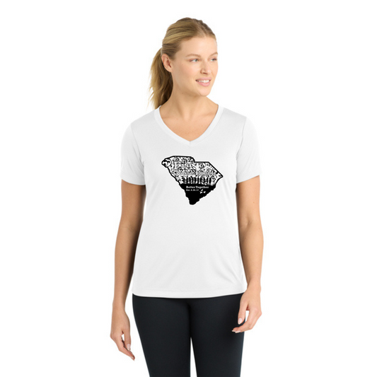 Why we FiA Goose Creek, SC - Sport Tek V-Neck Short Sleeve Performance Tee