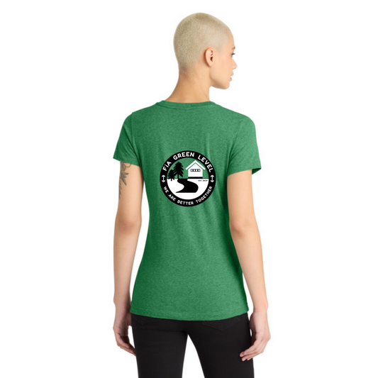 Green Level, NC - District Women’s Perfect Blend CVC V-Neck Tee
