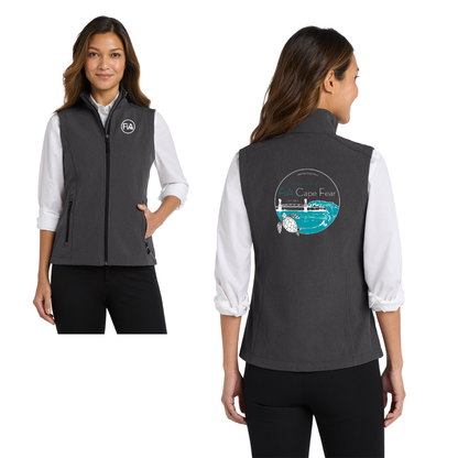 NC - Cape Fear PRINTED Port Authority Women's Core Soft Shell Vest