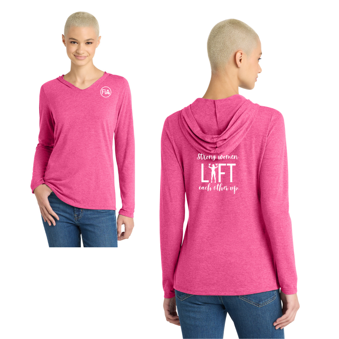 Strong Women - District Women’s Perfect Tri Long Sleeve Hoodie
