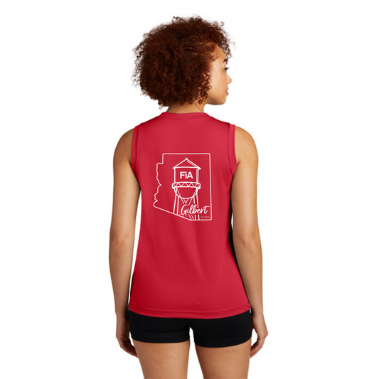 Gilbert AZ - Sport Tek Sleeveless V-Neck Tee