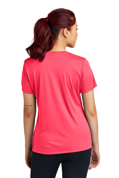 NEON Sport Tek Crew Neck Short Sleeve Performance Tee.CENTRAL