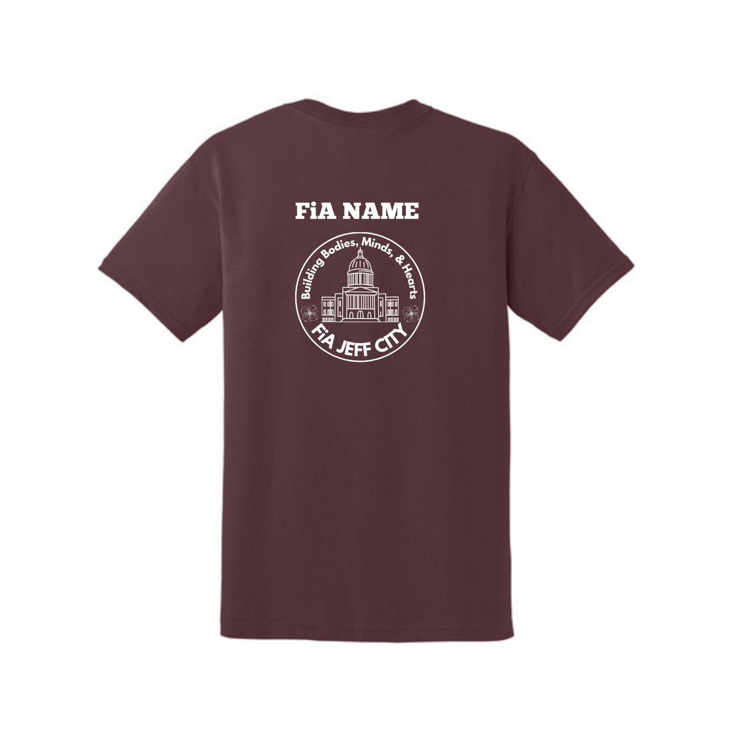 Jeff City - PERSONALIZED 50 Cotton/50 Poly T-Shirt