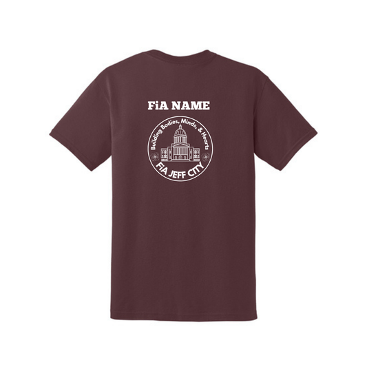 Jeff City - PERSONALIZED 50 Cotton/50 Poly T-Shirt